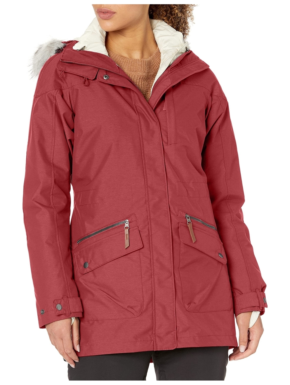 Columbia Women's Carson Pass Interchange Jacket, Beet, X-Small
